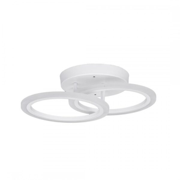 Lustra LED cu Telecomanda Cerc 24W Dimabila Alb - RESIGILAT - - imagine 4