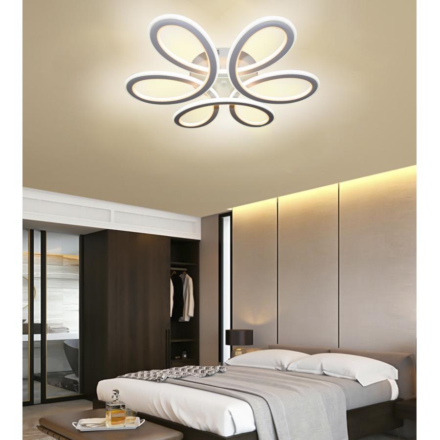 Lustra LED cu Telecomanda, Eliza, 120W, Dimabila, Alb -RESIGILAT-
