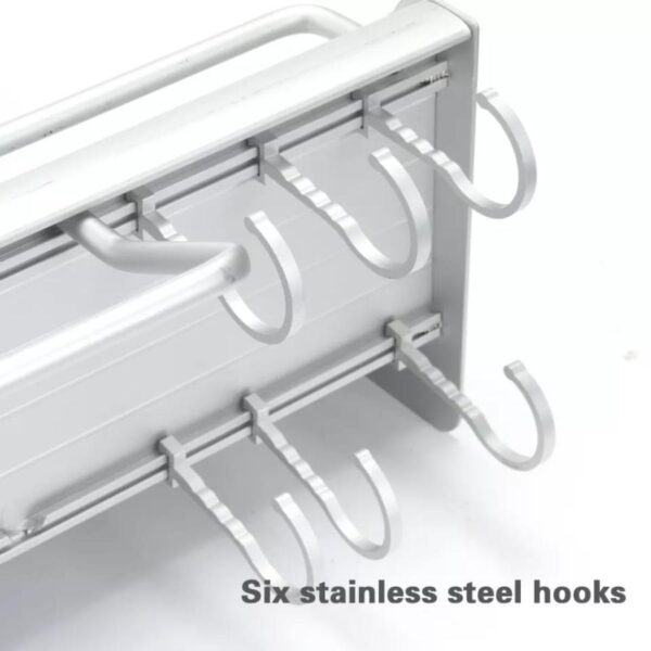 Suport Metalic pentru Ustensile de Bucatarie, Satinat, Metal - imagine 2