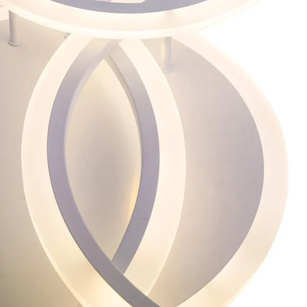 Lustra LED cu Telecomanda Karl 118W Dimabila Alb - imagine 4