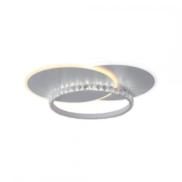 Lustra LED cu Telecomanda Esmaria, 100W, Dimabila, Alb - imagine 4