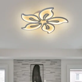 Lustra LED cu Telecomanda Kyson 112W Dimabila Alb