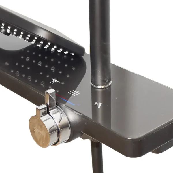 Coloana Dus Inox Negru 11210H - imagine 5