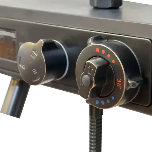 Coloana Dus Afisaj LCD Inox Negru SJG/008 - imagine 7