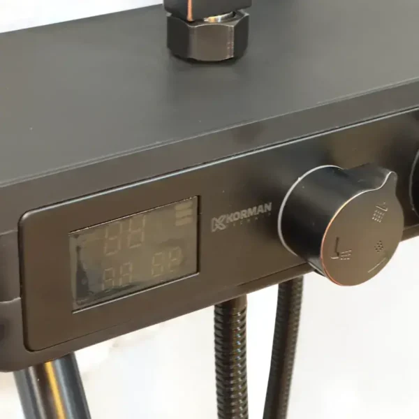 Coloana Dus Afisaj LCD Inox Negru SJG/008 - imagine 8