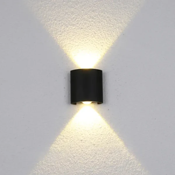 Aplica Atlantis Exterior, 2W, Negru, 3000K - imagine 8
