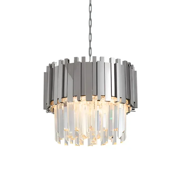 Candelabru Cory 5x E14 Argintiu - imagine 3