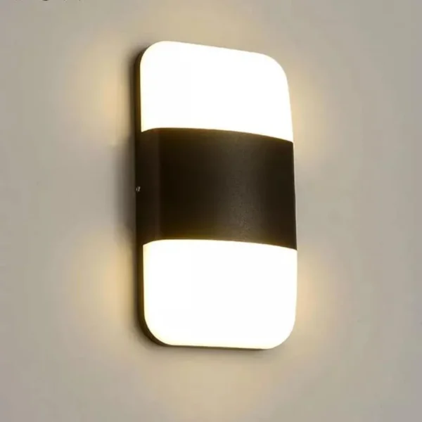 Aplica Exterior Geni, 12W, Negru, 3000K - imagine 5