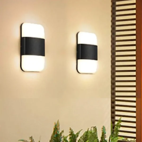 Aplica Exterior Geni, 12W, Negru, 3000K - imagine 6