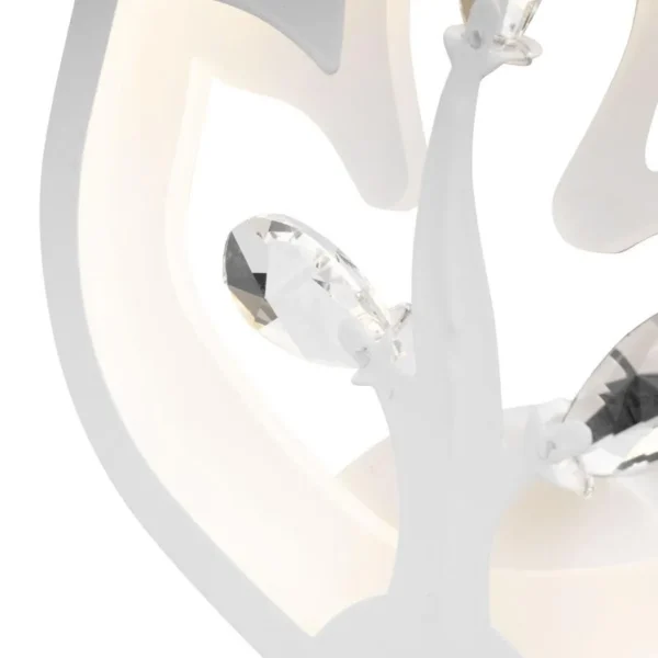 Aplica LED Arachis, 24W, Lumina Rece/Calda/Neutra, Alb - imagine 6