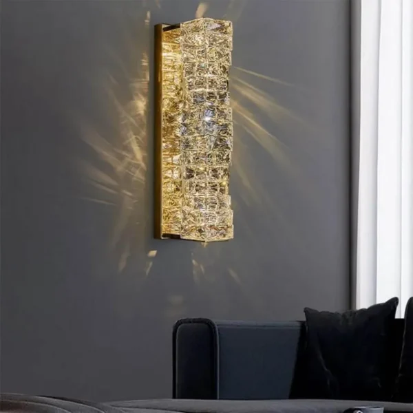 Aplica LED Cristal Betina 32W Argintiu - imagine 4