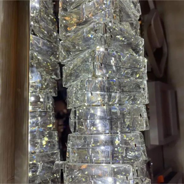 Aplica LED Cristal Betina 32W Argintiu - imagine 6