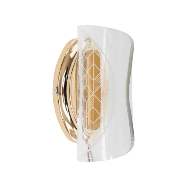 Aplica LED Leporis, 14W, 3000/4000/6000K, Auriu - imagine 4