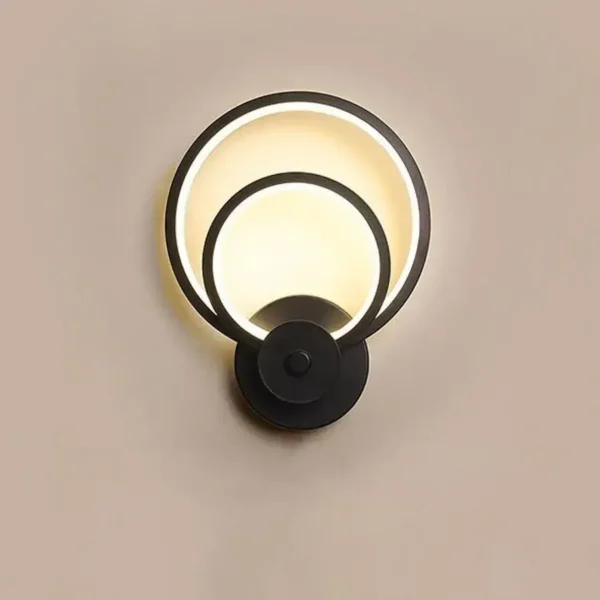 Aplica LED Saturn, 48W, Negru - imagine 6