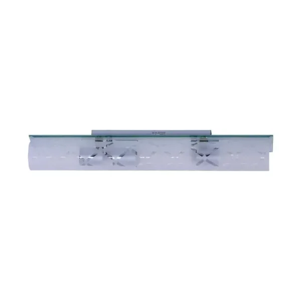 Aplica Lisa, 3*E27, Alb, Metal si Sticla - imagine 7