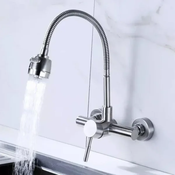 Baterie Bucatarie, Inox SUS304, Satinat, CF014 - imagine 4
