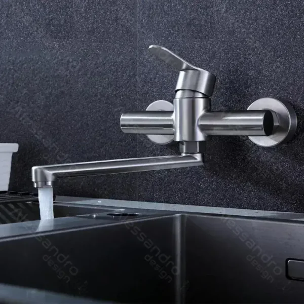 Baterie Bucatarie, Inox SUS304, Satinat, CF037 - imagine 5