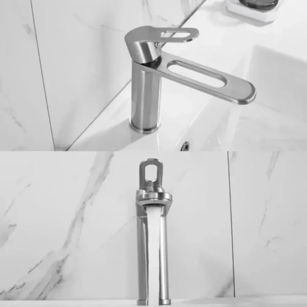 Baterie Lavoar, Inox SUS304, Satinat, OD/2017 - imagine 6