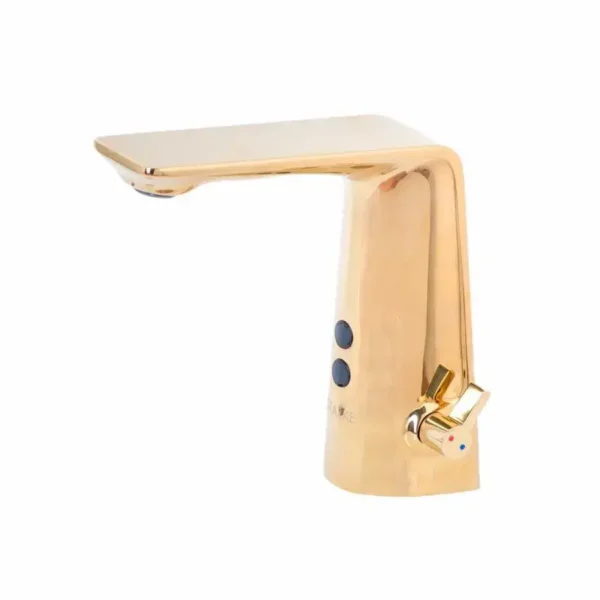 Baterie Lavoar cu Senzor, Alama Sanitara, Auriu, RW-190GDL - imagine 4