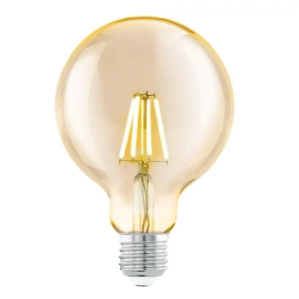 Bec cu Filament G125, E27, 8W, Lumina Calda - imagine 3