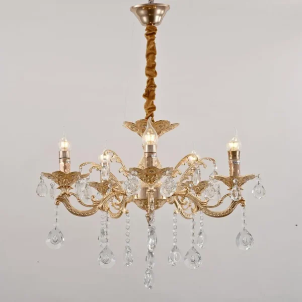 Candelabru Behar 5x E14 Auriu - imagine 2