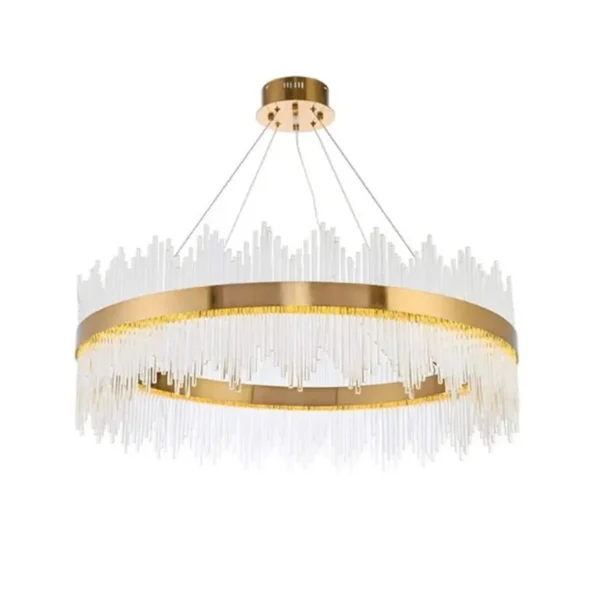 Candelabru LED cu Telecomanda Gonzalo 98W Dimabil Auriu - imagine 7
