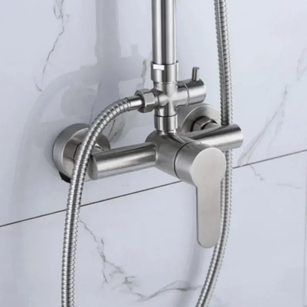 Coloana Dus, Inox, SUS304, Satinat, LY006 - imagine 7