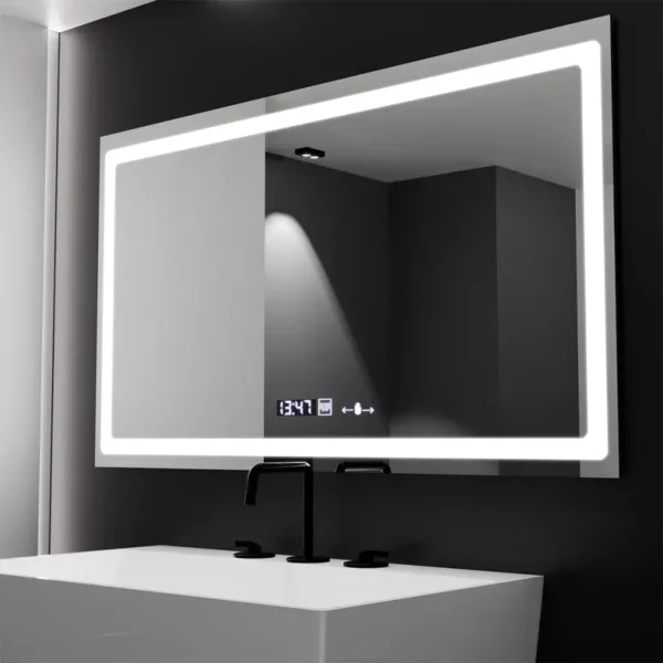 Oglinda LED Touch Radiante Functie Dezaburire 120x70 cm Colectia Marcello Funghi - imagine 8