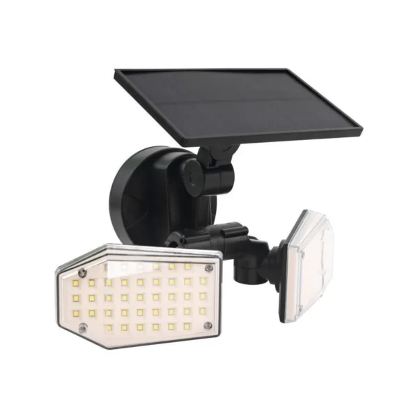 Lampa LED Solara cu Senzor, 4W, ABS, Negru - imagine 4