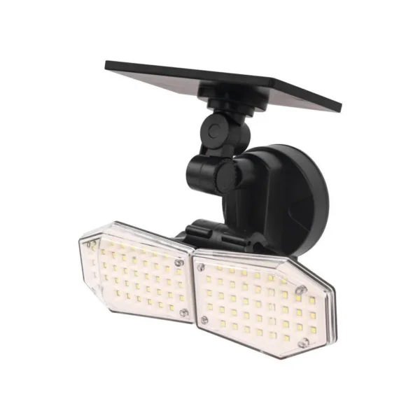 Lampa LED Solara cu Senzor, 4W, ABS, Negru - imagine 5