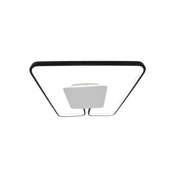 Lustra Anka cu Telecomanda, 106W, Dimabila, Negru - imagine 6