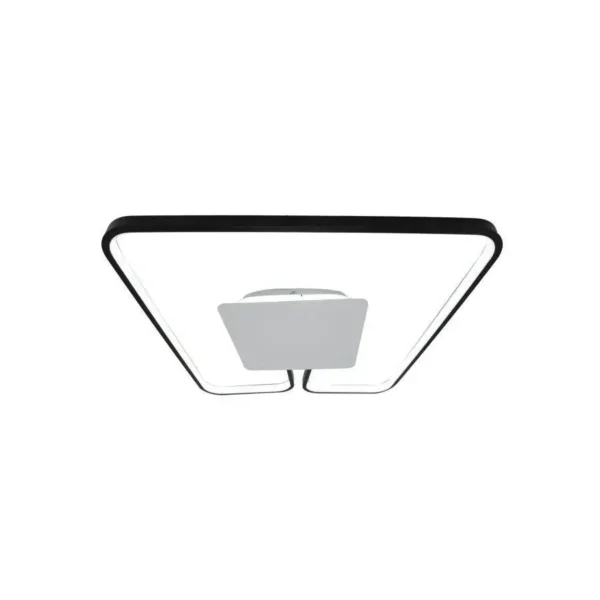 Lustra Anka cu Telecomanda, 106W, Dimabila, Negru - imagine 7
