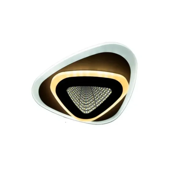 Lustra LED 3D Ratih 30W Alb Maro - imagine 5