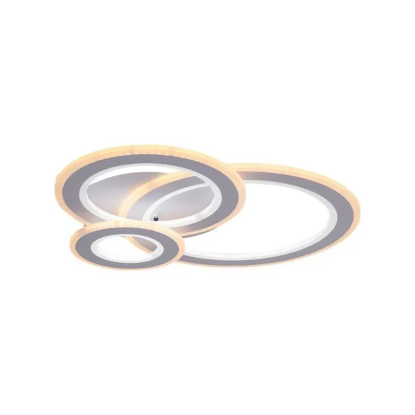 Lustra LED cu Telecomanda Kylie 77W Dimabila Alb - imagine 5