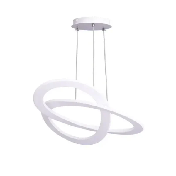 Lustra LED cu Telecomanda Epsilon 210W Dimabila Alb - imagine 5