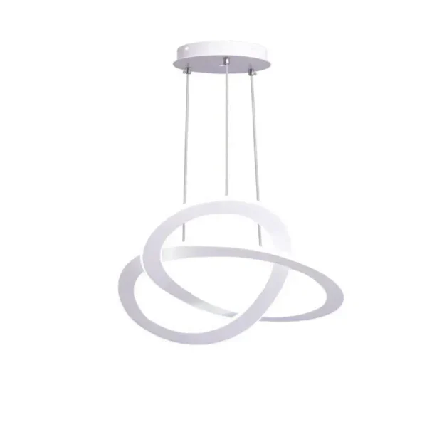 Lustra LED cu Telecomanda Epsilon 210W Dimabila Alb - imagine 7