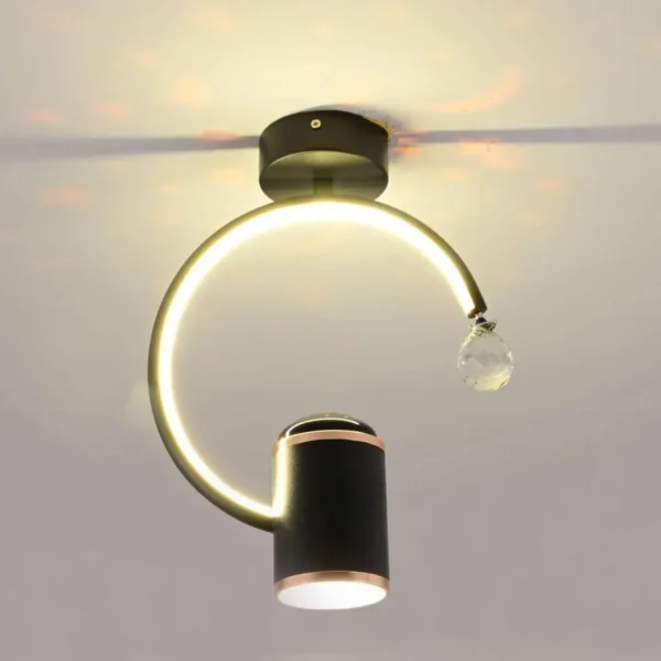 Lustra LED Kenya 34W Negru - imagine 6