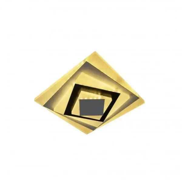 Lustra LED Luisel, 36W, Negru, Gri si Alb, Lumina Rece/Calda/Neutra - imagine 7