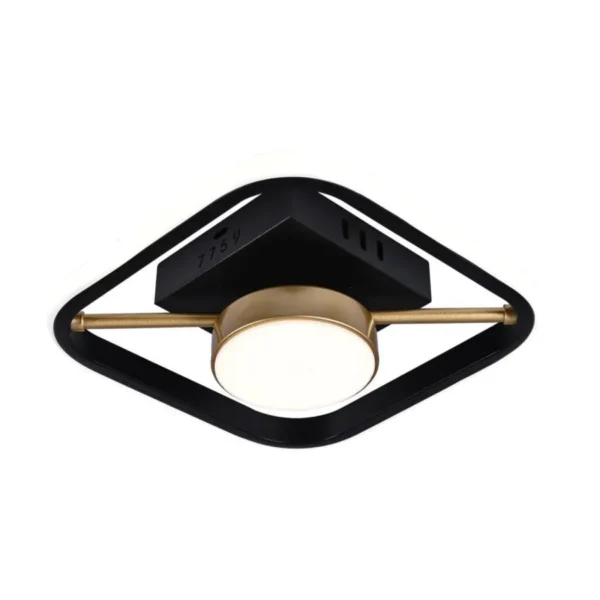 Lustra LED Natsuko, 50W, Acril, Negru - imagine 6