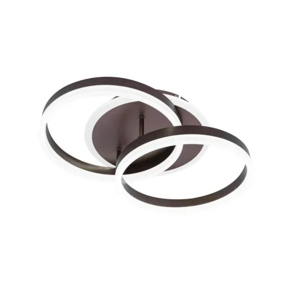 Lustra LED Orion cu Telecomanda, 120W, Dimabila, Coffe - imagine 5