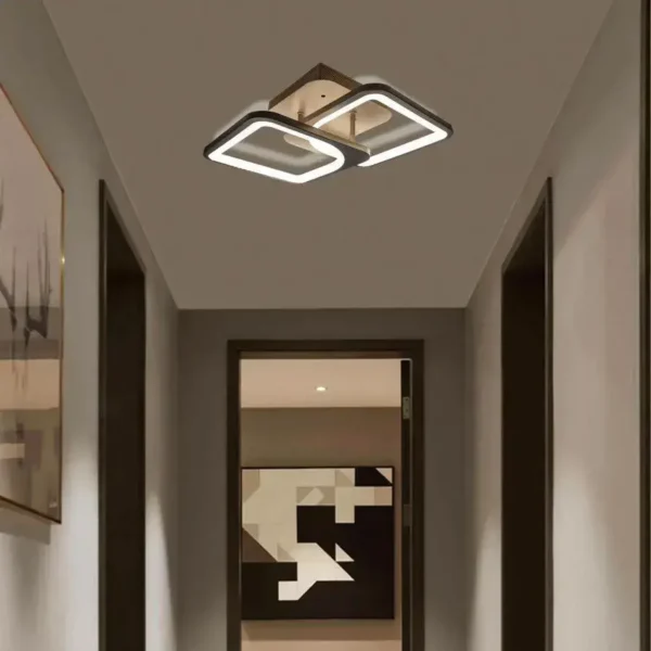 Lustra LED cu Telecomanda Rae 48W Dimabila Maro - imagine 5