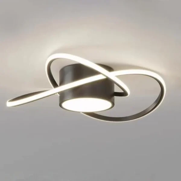 Lustra LED Seven 30W Negru - imagine 2
