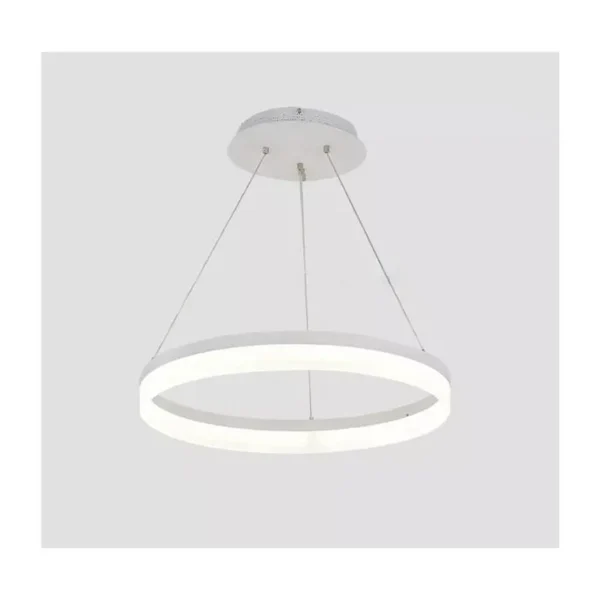 Lustra LED Steris cu Telecomanda, 38W, 2.4GHz, Dimabil, Alb - imagine 4