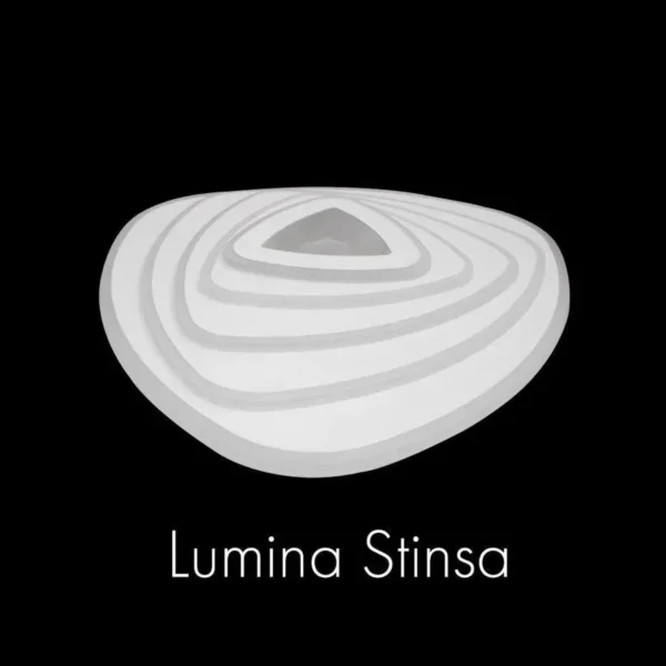 Lustra LED cu Telecomanda 3D Ruxandra, 150W, Dimabila, Alb - imagine 5
