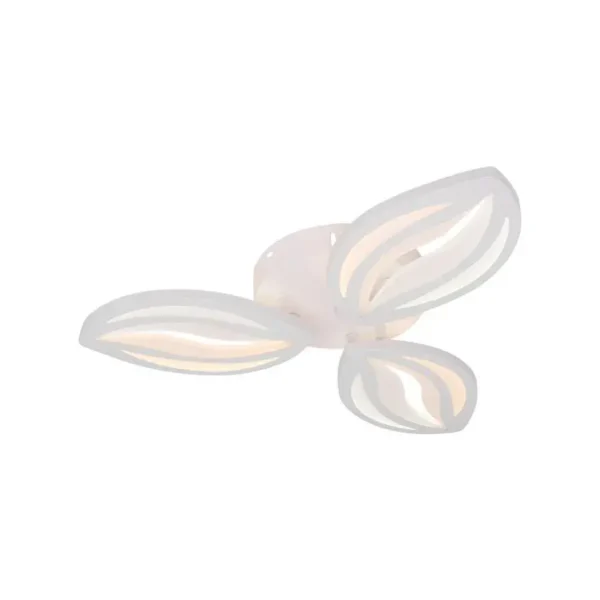 Lustra LED cu Telecomanda Anya 60W Dimabila Alb - imagine 6