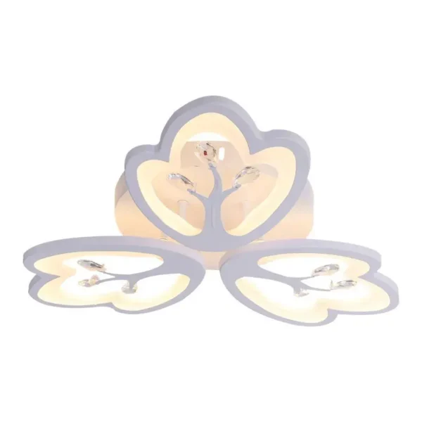Lustra LED cu Telecomanda Cherie 72W Dimabila Alb - imagine 8