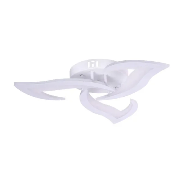 Lustra LED cu Telecomanda Cris 48W Dimabila Alb - imagine 5