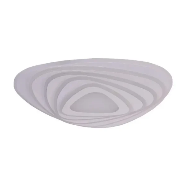 Lustra LED cu Telecomanda Lauriana, 200W, Alb, Acril, Dimabila - imagine 6
