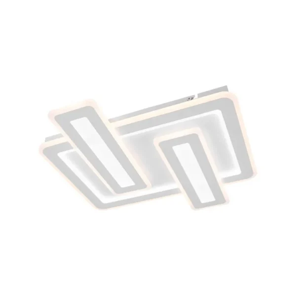 Lustra LED cu Telecomanda Zeca, 240W, Dimabila, Alb - imagine 5