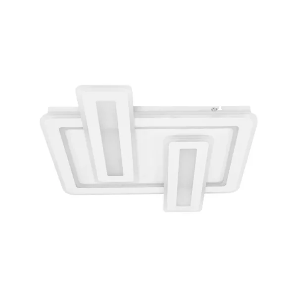 Lustra LED cu Telecomanda Zeca, 240W, Dimabila, Alb - imagine 6